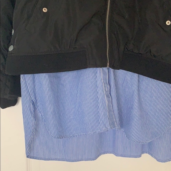 Bomber jacket with detachable shirt bottom - Picture 2 of 5
